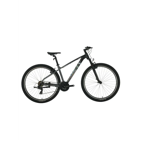 BİSAN BOLD 7.3 ERKEK DAĞ BİSİKLETİ 48CM V 29 JANT 21 VİTES SİYAH GRİ GRİ