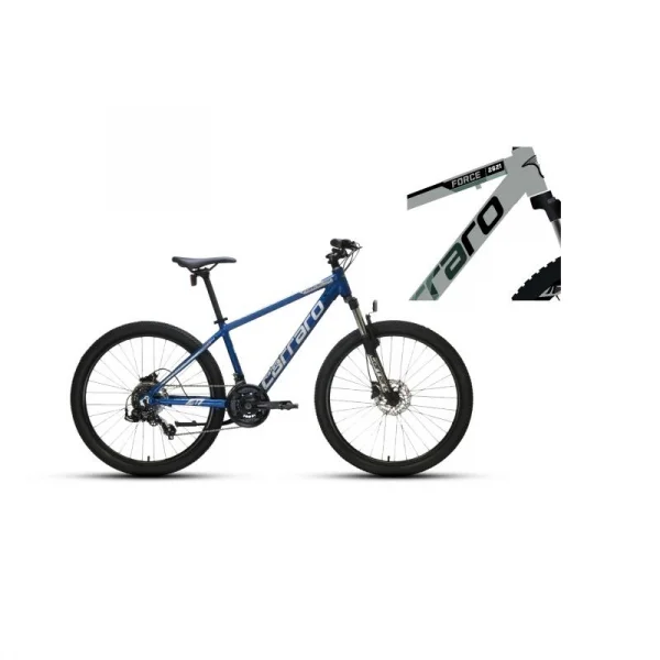 CARRARO FORCE 620 ERKEK DAĞ BİSİKLETİ 381H HD 26 JANT 21 VİTES MAT GRİ YEŞİL SİYAH
