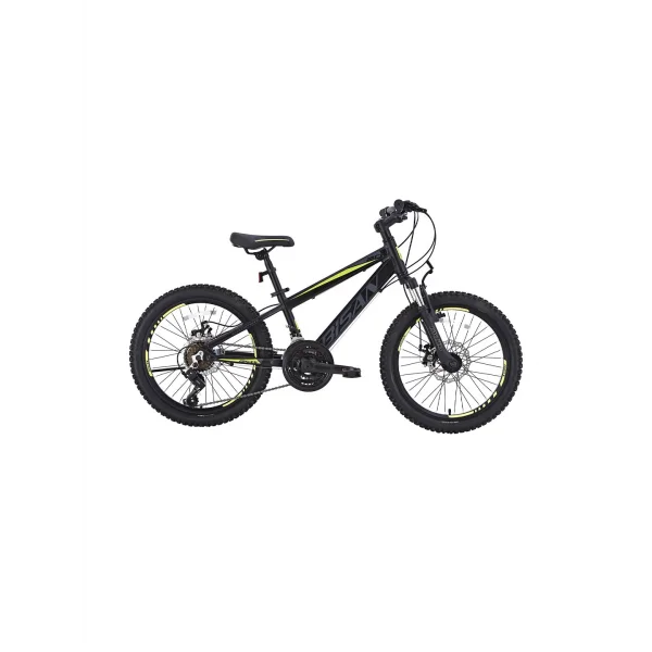 BİSAN COOPER ERKEK DAĞ BİSİKLETİ 35 CM MD 26 JANT 21 VİTES MAT SİYAH SARI