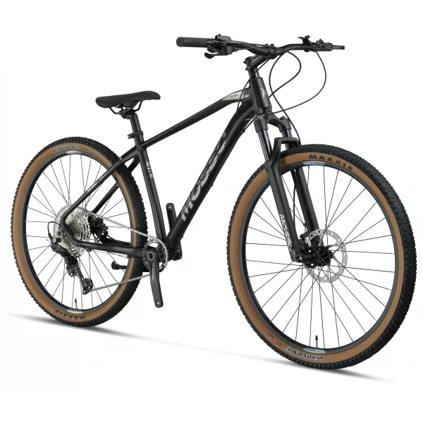 MOSSO BLACK EDITION-29 DEORE ERKEK DAĞ BİSİKLETİ 508H HD 29 JANT 12 VİTES MAT SİYAH CHROME