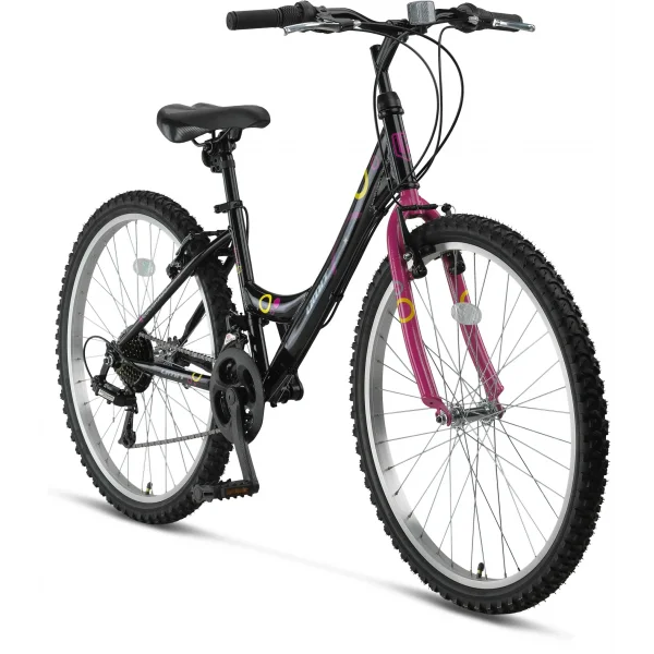 ÜMİT 2400 COLORADO KADIN DAĞ BİSİKLETİ V 24 JANT 21 VİTES SİYAH PEMBE