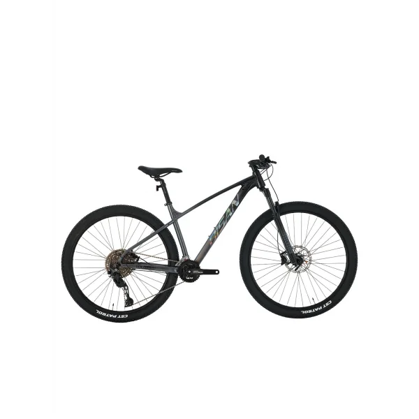 BİSAN BOLD 11.2 ERKEK DAĞ BİSİKLETİ 43CM HD 27.5 JANT 22 VİTES SİYAH GRİ GRİ