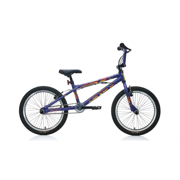 CARRARO ÖZEL SERİ RAVE BMX BİSİKLET 270H V 20 JANT 1 VİTES MAT MOR HOLOGRAM