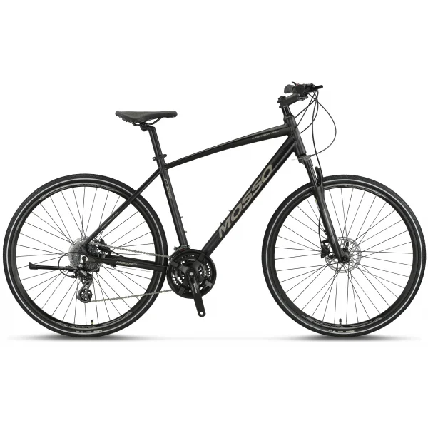 MOSSO LEGARDA-PRO-X24-MSM ERKEK ŞEHİR BİSİKLETİ 510H HD 28 JANT 24 VİTES SİYAH ANTRASİT