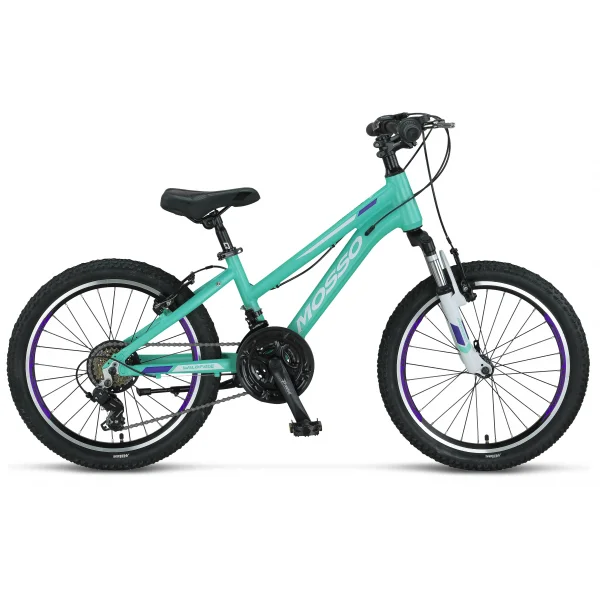 MOSSO WILDFIRE L-20-V KIZ ÇOCUK BİSİKLETİ 280H 20 JANT 18 VİTES EMERALD MOR