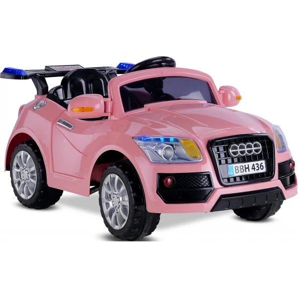 BABYHOPE 436 KUMANDALI 12V AKÜLÜ ARABA PASTEL PEMBE