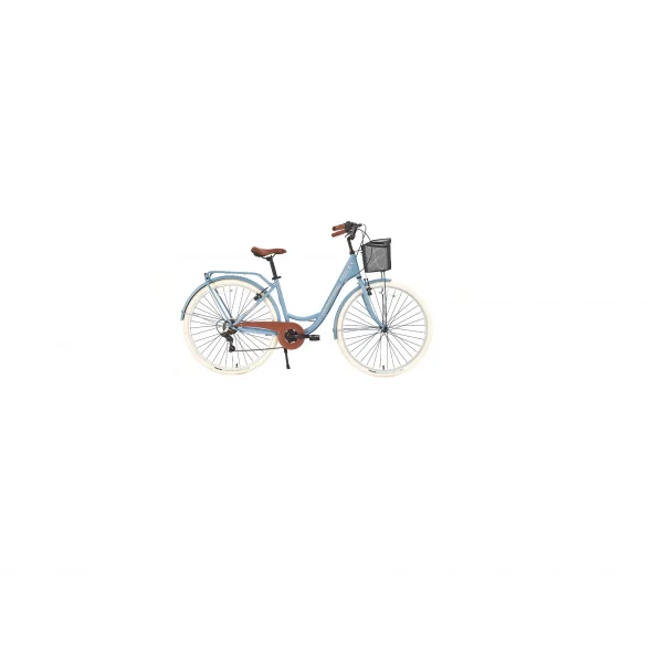 BİSAN SORRENTO-S KADIN ŞEHİR BİSİKLETİ 44CM V 28 JANT 7 VİTES BEBE MAVİ SİLVER