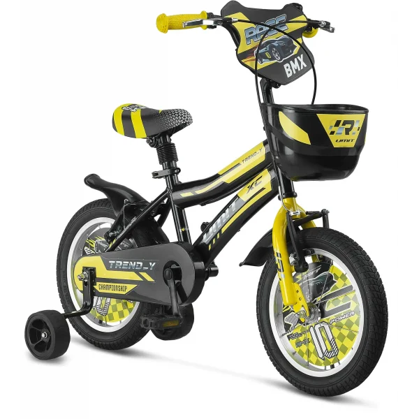 ÜMİT 2002 TREND-Y-BMX-SEPET-V-ERKEK ÇOCUK BİSİKLETİ 20 JANT SİYAH SARI
