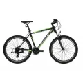 BİSAN MTX 7050 ERKEK DAĞ BİSİKLETİ 43CM V 26 JANT 21 VİTES MAT SİYAH YEŞİL
