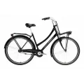 BİSAN FLUANTE C KADIN ŞEHİR BİSİKLETİ 52CM V 28 JANT 1 VİTES PARLAK SİYAH SİLVER