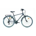 CARRARO ELITE 704 ERKEK ŞEHİR BİSİKLETİ 52H V 28 JANT 21 VİTES MAT ANTRASİT GRİ KROM