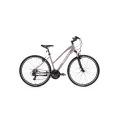 BİSAN TRX 8200 KADIN ŞEHİR BİSİKLETİ 45CM V 28 JANT 21 VİTES MAT MOR BEYAZ MOR
