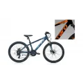 CARRARO FORCE 420 ERKEK DAĞ BİSİKLETİ 325H HD 24 JANT 21 VİTES MAT SIYAH TURUNCU GUMUS