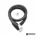 UMT MAGNUM BİSİKLET KİLİT COIL ANAHTARLI 3021 CABLE LOCK 110CM-25MM SİYAH KLT-116