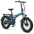 MOSSO LUNARA-RR ELEKTRİKLİ KATLANIR BİSİKLET 420H MD 20 JANT 7 VİTES TASMAN MAVİ MAVİ