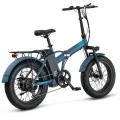 MOSSO LUNARA-RR ELEKTRİKLİ KATLANIR BİSİKLET 420H MD 20 JANT 7 VİTES TASMAN MAVİ MAVİ