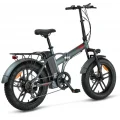 MOSSO IGNERA-RR ELEKTRİKLİ KATLANIR BİSİKLET 420H HD 20 JANT 7 VİTES MAT ANTRASİT KIRMIZI