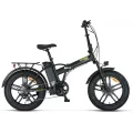 MOSSO IGNERA-RR ELEKTRİKLİ KATLANIR BİSİKLET 420H HD 20 JANT 7 VİTES MAT SİYAH LIME