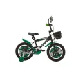 BİSAN FLASH ERKEK ÇOCUK BİSİKLETİ 26CM V 16 JANT MAT SİYAH YEŞİL