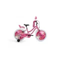 BİSAN QUEEN KIZ ÇOCUK BİSİKLETİ 30CM V 20 JANT METALİK PEMBE PEMBE