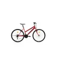 BİSAN DISCOVER KADIN DAĞ BİSİKLETİ 42CM V 26 JANT 21 VİTES METALİK KIRMIZI SİYAH