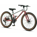 MOSSO DEMARCH M-24-MD ERKEK DAĞ BİSİKLETİ  280H 24 JANT 21 VİTES GREY RED