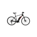 BİSAN E-TREKKING ELEKTRİKLİ ERKEK ŞEHİR BİSİKLETİ 53CM HD 28 JANT 10 VİTES MAT SİYAH KIRMIZI