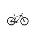 BİSAN MTX 7200 ERKEK DAĞ BİSİKLETİ 39.5CM MD 26 JANT 24 VİTES MAT SİYAH YEŞİL