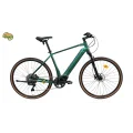 CARRARO E-SPORTIVE X PRO ERKEK ŞEHİR BİSİKLETİ 520H HD 28 JANT 10 VİTES DI2 MET.YEŞİL TURUNCU GÜMÜŞ