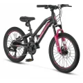 ÜMİT 2079 MOTION L-2D  KIZ ÇOCUK BİSİKLETİ 254H 20 JANT 21 VİTES SİYAH PEMBE