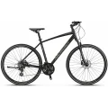 MOSSO LEGARDA-PRO-X24-MSM ERKEK ŞEHİR BİSİKLETİ 510H HD 28 JANT 24 VİTES SİYAH ANTRASİT