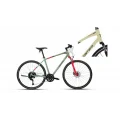 CARRARO SPORTIVE 227C ERKEK ŞEHİR BİSİKLETİ 508H HD 28 JANT 18 VİTES MAT LIME YEŞİL KOYU YEŞİL KAHVE
