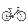 CARRARO ACTIVE 282 KADIN ŞEHİR BİSİKLETİ 460H V 28 JANT 21 VİTES MAT SİYAH KOYU GRİ TURKUAZ