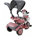BABYHOPE 127 LITTLE PANDA ÜÇ TEKER KONTROLLÜ BEBEK BİSİKLETİ PASTEL PEMBE