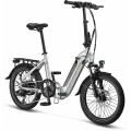 MOSSO KRONOS ELEKTRİKLİ KATLANIR BİSİKLET 390H HYD 20 JANT 7 VİTES SİLVER