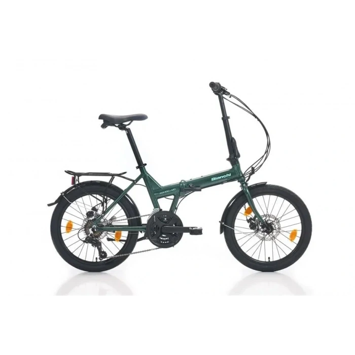 BIANCHI ADHOC KATLANIR BİSİKLET 380H MD 20 JANT 21 VİTES TOURNEY GREEN CELESTE GLOSSY