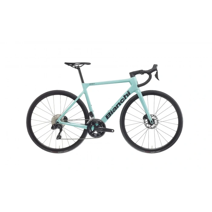 BIANCHI SPRINT 105 DISC DI2 KARBON ERKEK YOL YARIŞ BİSİKLETİ 503H HD 28 JANT 12 VİTES CELESTE