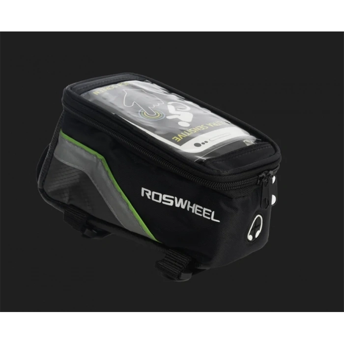 XBYC 896 BİSİKLET KADRO ÜSTÜ ÇANTA SİYAH YEŞİL