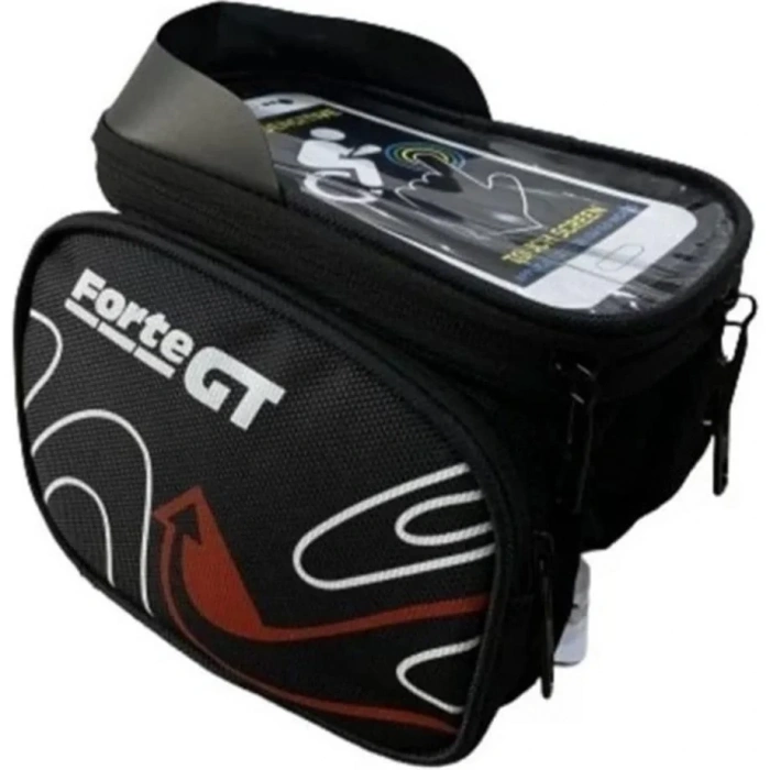 XBYC 842 BİSİKLET KADRO ÜSTÜ ÇANTA SİYAH KIRMIZI