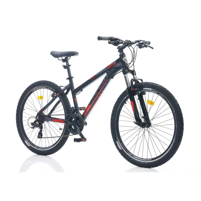 CORELLİ VIA LADY 1.0  KADIN DAĞ BİSİKLETİ 406H V 26 JANT 21 VİTES SİYAH KIRMIZI GRİ