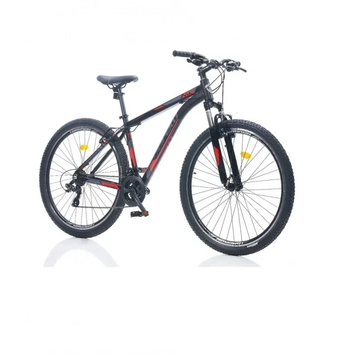 CORELLİ VIA 1.1 ERKEK DAĞ BİSİKLETİ 459H V 27.5 JANT 21 VİTES SİYAH KIRMIZI GRİ