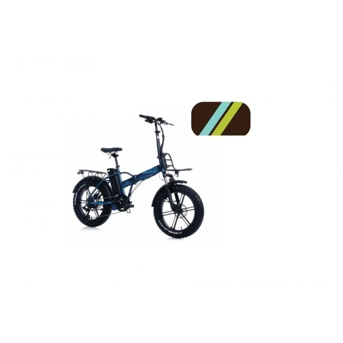 CORELLİ BROSTER TECHLA FAT BIKE ELEKTRİKLİ KATLANIR BİSİKLET 42CM HD 20 JANT 7 VİTES METALİK KAHVERENGİ