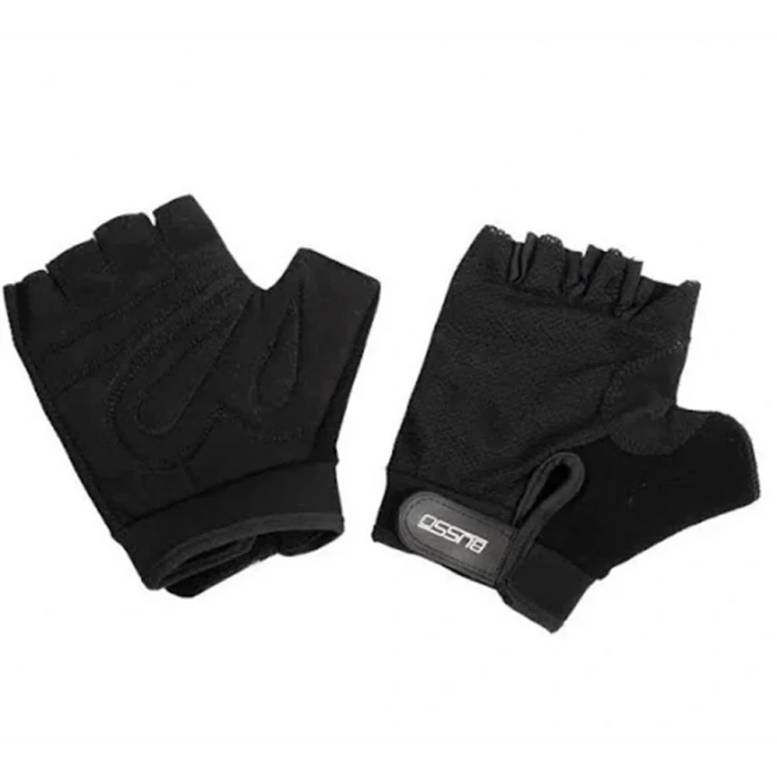 BUSSO GYM FINGER CUT AĞIRLIK ELDİVENİ M SİYAH