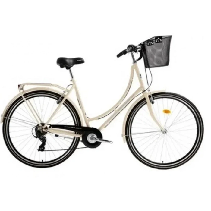 BİSAN PARADISE S KADIN ŞEHİR BİSİKLETİ 56CM V 28 JANT 7 VİTES KREM SİYAH