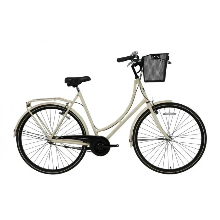 BİSAN PARADISE KADIN ŞEHİR BİSİKLETİ 54CM V 28 JANT KREM GRİ