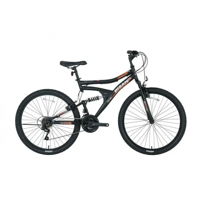BİSAN MTS 4300 AMS.ERKEK DAĞ BİSİKLETİ 40CM V 24 JANT 21 VİTES MAT SİYAH TURUNCU