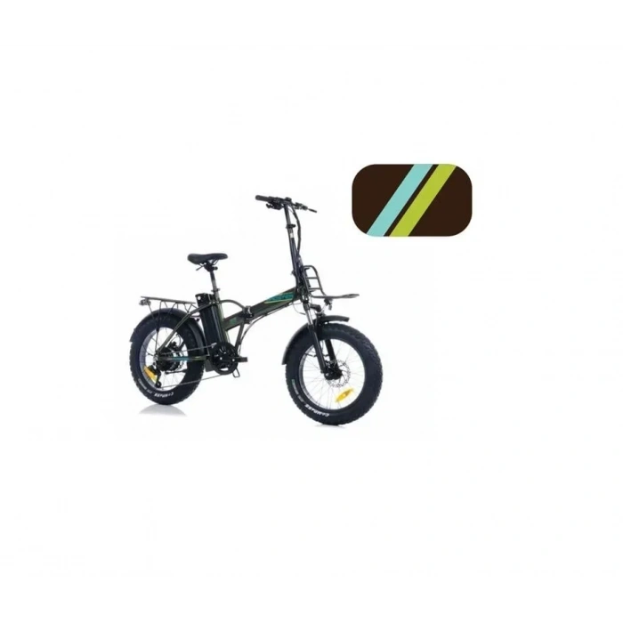 CORELLİ BROSTER MOONER FAT BIKE ELEKTRİKLİ KATLANIR BİSİKLET 42CM HD 20 JANT 7 VİTES METALİK KAHVERENGİ