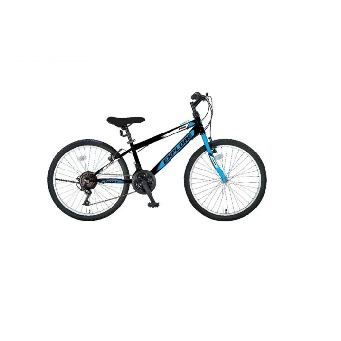 ÜMİT 2433 EXPLORER ERKEK DAĞ BİSİKLETİ V 24 JANT 21 VİTES SİYAH MAVİ