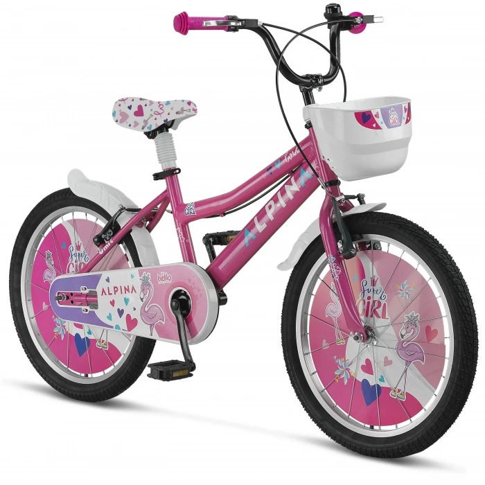 ÜMİT 2047 ALPINA-L-BMX-V 330H KIZ ÇOCUK BİSİKLETİ 20 JANT PEMBE