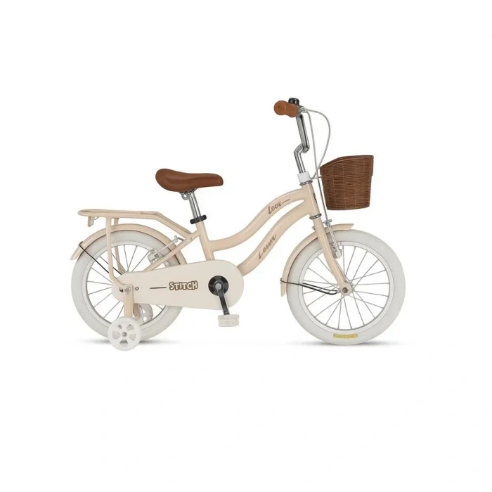 ÜMİT 1641 STITCH L-ATB-V-KIZ ÇOCUK BİSİKLETİ 16 JANT BEJ